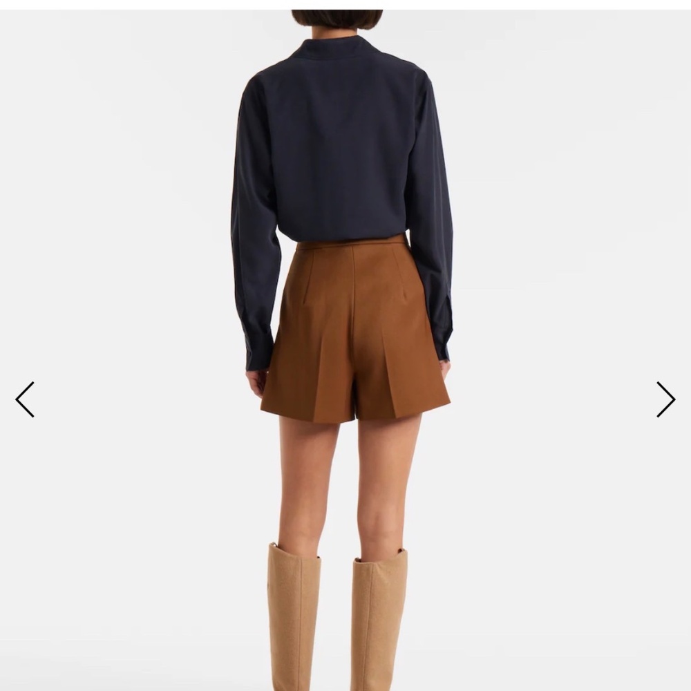 Max Mara Ozieri high-rise virgin wool shorts - Picture 3 of 6
